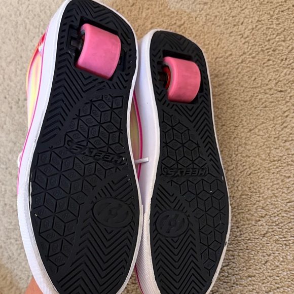 Heelys Kids' Vibrant Pink and Yellow Sneakers - Picture 3 of 5